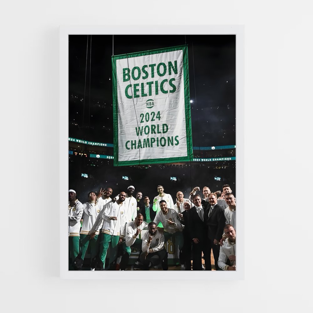 Poster Fierté des Celtics – affiche Basketball (vue 3)